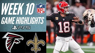 Saints vs Falcons Week 10 Highlights  NFL 2024 [upl. by Kathie]