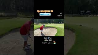 Replica Hole TPC Sawgrass Hole 17 World Tour Myrtle Beach beach love travel [upl. by Nedry]