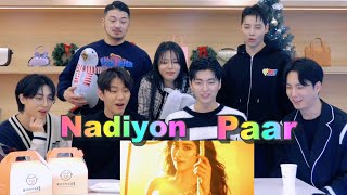 Korean actors reactions to fascinating Indian MV😍Nadiyon Paar Let the Music Play [upl. by Eugenio]