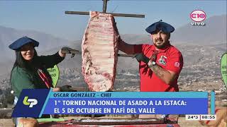 Se viene el 1° torneo nacional de asado a la estaca este fin de semana en Tafí del Valle [upl. by Lillie]