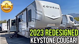 All New Redesigned 2023 Keystone Cougar W Bonus Room And Tons Of Updates [upl. by Reimer433]