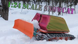 124 RC Snowcat  3d printed robot [upl. by Scotney]