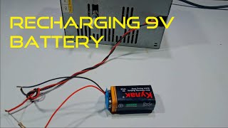 How to recharge 9V battery [upl. by Acirderf]