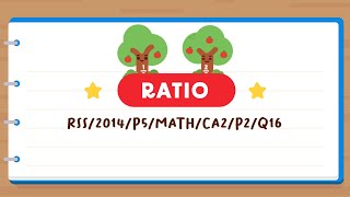 PSLE MATH MADE SIMPLE EP8  Ratio  Solving For The Area Of The Shaded Part ⬛️ [upl. by Nnylkoorb]