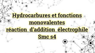 Hydrocarbures et fonctions monovalentes Exercice 1 réaction d’addition électrophile [upl. by Nauwaj]