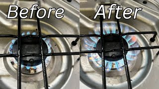 How to Fix a Low Flame on a Camp Gas Stove  RV Stove Low Flame problem repairing [upl. by Euqor]