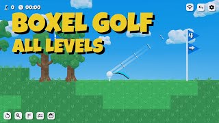 Boxel Golf  All Levels Tutorial [upl. by Buonomo328]