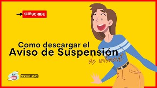 Como descargar el Aviso de Suspensión de Descuentos en Infonavit 🔴 Fácil y rápido [upl. by Euqimod39]