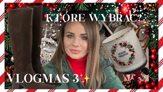 🎄KTÓRE BUTY ZOSTAWIĆ 🤔PRZYTŁOCZYŁO MNIE TO🫤VLOGMAS 4✨ [upl. by Eusebio]