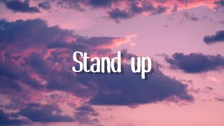 cynthia erivo  stand up  lyrics [upl. by Conrad]