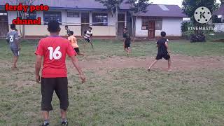 Seru bangetONYO bermain bola kaki bersama teman sekolah SD nya dulu [upl. by Kassie]