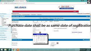 Reliance motor policy issuance process in CSC portal [upl. by Nobell]