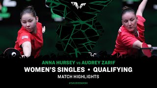 Anna Hursey vs Audrey Zarif  WS Qual  Saudi Smash 2024 [upl. by Aivyls]