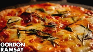 How to Make Margherita Pizza at Home  Gordon Ramsay [upl. by Akapol]