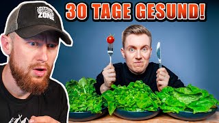 GESUND LEBEN für einen Monat  Selbstexperiment von Tomatolix  Fritz Meinecke reagiert [upl. by Hakeber]