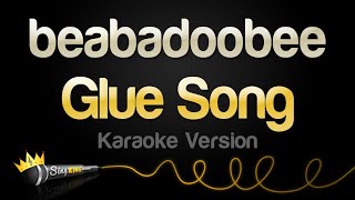 beabadoobee  Glue Song Karaoke Version [upl. by Beebe]