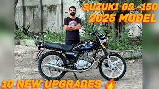 Suzuki Gs 150 new model launched  2025  unofficial footages [upl. by Aziar954]