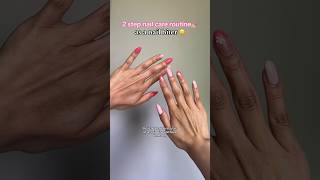 how to grow long natural nails💅🏼 from EX NAIL BITER nail care routine [upl. by Ecirtaed498]