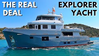 2021 BERING 77 EXPLORER YACHT TOUR  Comfort Class EXPEDITION Liveaboard Go Anywhere World Cruiser [upl. by Buskirk]