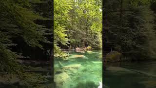 blausee switzerland interlaken lauterbrunnen Grindelwald vacation savlogs drone dji [upl. by Adnol]