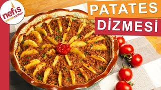 Fırında Kıymalı Patates Dizmesi  Çok Pratik Fırın Yemeği [upl. by Arhna55]