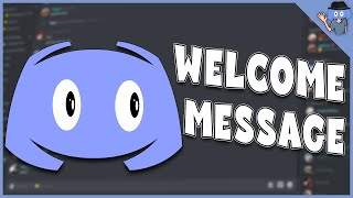 How to make a Welcome Message for your Discord Server MEE6 [upl. by Backer666]