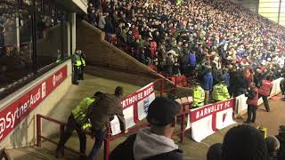 Barnsley FC Woodrow Goal Celebration Oakwell Stadium Sat 24 Nov 2018 [upl. by Esiole]