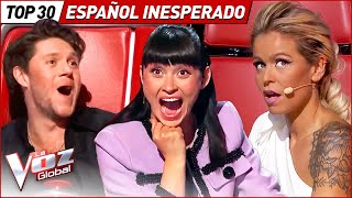 Top 30 Audiciones INESPERADAS en ESPAÑOL en La Voz [upl. by Nylloc517]