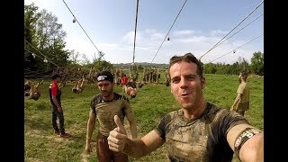 Spartan Race obstacle  Tyrolean Traverse [upl. by Durston]