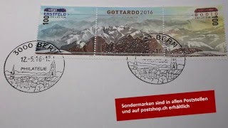 Sondermarke «Gottardo 2016» [upl. by Ayitahs]