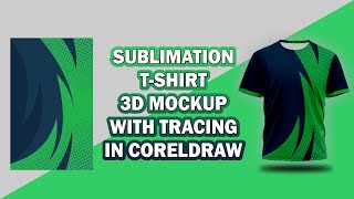 Professional 3D TShirt Design in CorelDRAW with Pattern Tracing [upl. by Slavic187]