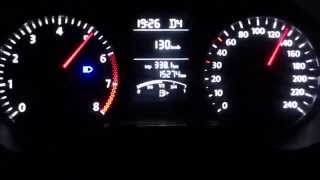 Vw polo 12 tsi dsg 2013 90hp 160nm 0100 0150 acceleration [upl. by Esnahc951]