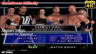 WWE SmackDown Here Comes The Pain  John C Matt H Lita Test ATrain Trish S  Battle  Anwar [upl. by Nolie]