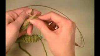 Knitting in the Round Part 2 Two Circular Needles [upl. by Alyakcim21]