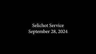 Selichot Service 9 28 2024 [upl. by Billye]