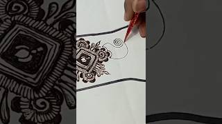 New Shaded Mehndi Design Beautiful Arabic Mehndi Design MehandiShorts [upl. by Nylecsoj]