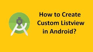 Custom Listview  Custom Adapter  Android [upl. by Kandace422]