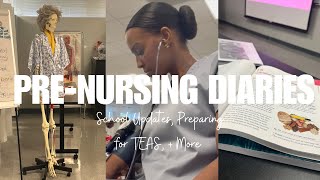 👩🏽‍⚕️ PRENURSING DIARIES CNA SCHOOL UPDATE PREPARING FOR TEAS 7 COME TO CLASS WITH ME [upl. by Eiahpets466]