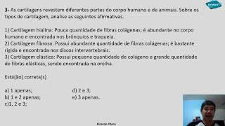 HISTOLOGIA HUMANA  Resolução de Exercícios [upl. by Reema]