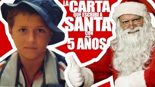 La carta que escribí a Santa Claus CON 5 AÑOS [upl. by Leahplar86]