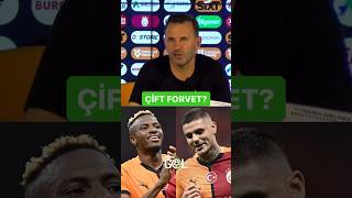 🟡🔴 Galatasaray Teknik Direktörü Okan Buruk’tan ‘Çift forvet’ sözleri [upl. by Aligna]