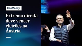 Extrema direita deve vencer eleições gerais na Áustria dizem projeções [upl. by Nnauol483]