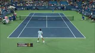 Cincinnati 2013  R2  Federer vs Kohlschreiber HD [upl. by Widera]