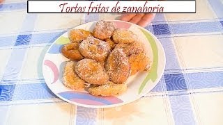 Tortas fritas de zanahoria  Receta de Cocina en Familia [upl. by Jodi]