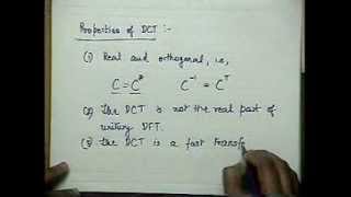 16 Discrete Cosine Transforms and Hadamard Transforms [upl. by Gile]