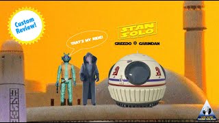 Stan Solo Custom Greedo and Garindan 118 Action Figures [upl. by Ennairb261]