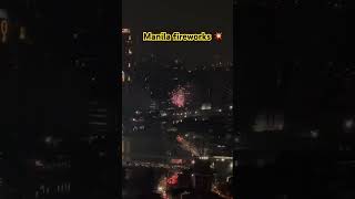 🇵🇭💥 Manila Philippines Fireworks philippines bgc [upl. by Renruojos643]