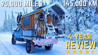 My issues with the truck camper after 4 years of use in extreme conditions  Truck House Tour [upl. by Kunin783]