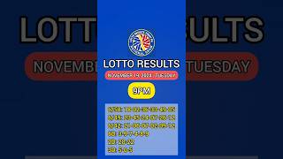 Lotto Result Today 9PM Live  November 19 2024 Tuesday [upl. by Calva]