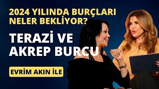 TERAZİ VE AKREP BURCU İÇİN 2024 NASIL GEÇECEK  Yükselenler nelere dikkat etmeli [upl. by Ahsito]